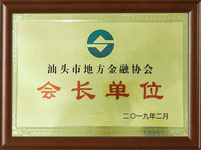 汕头市地方金融协会-会长单位