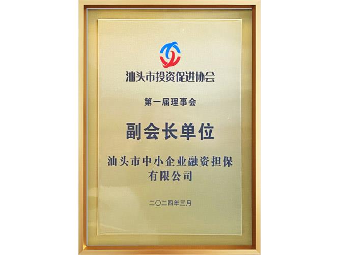 汕头市投资促进协会副会长单位
